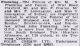 Alfred John Franklin - Death Notice Alfred John Franklin - Death Notice
